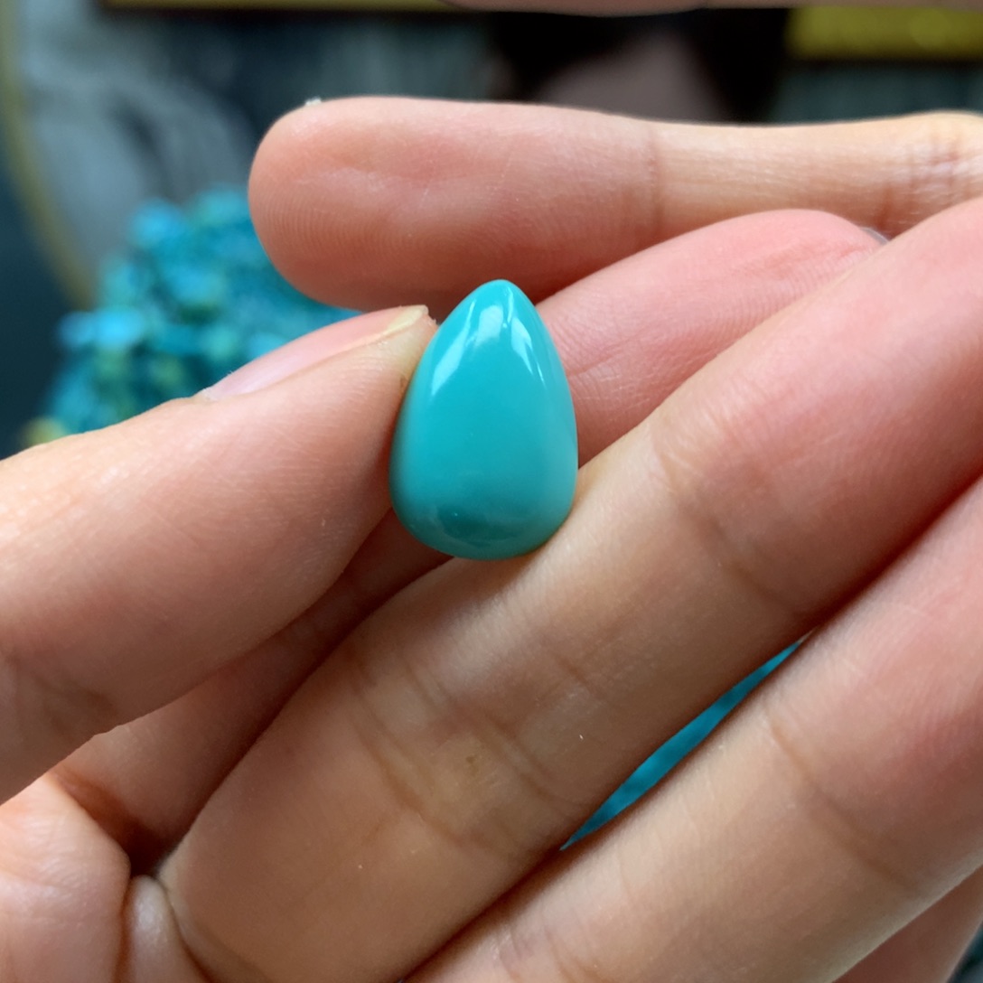 绿松石戒面未镶嵌