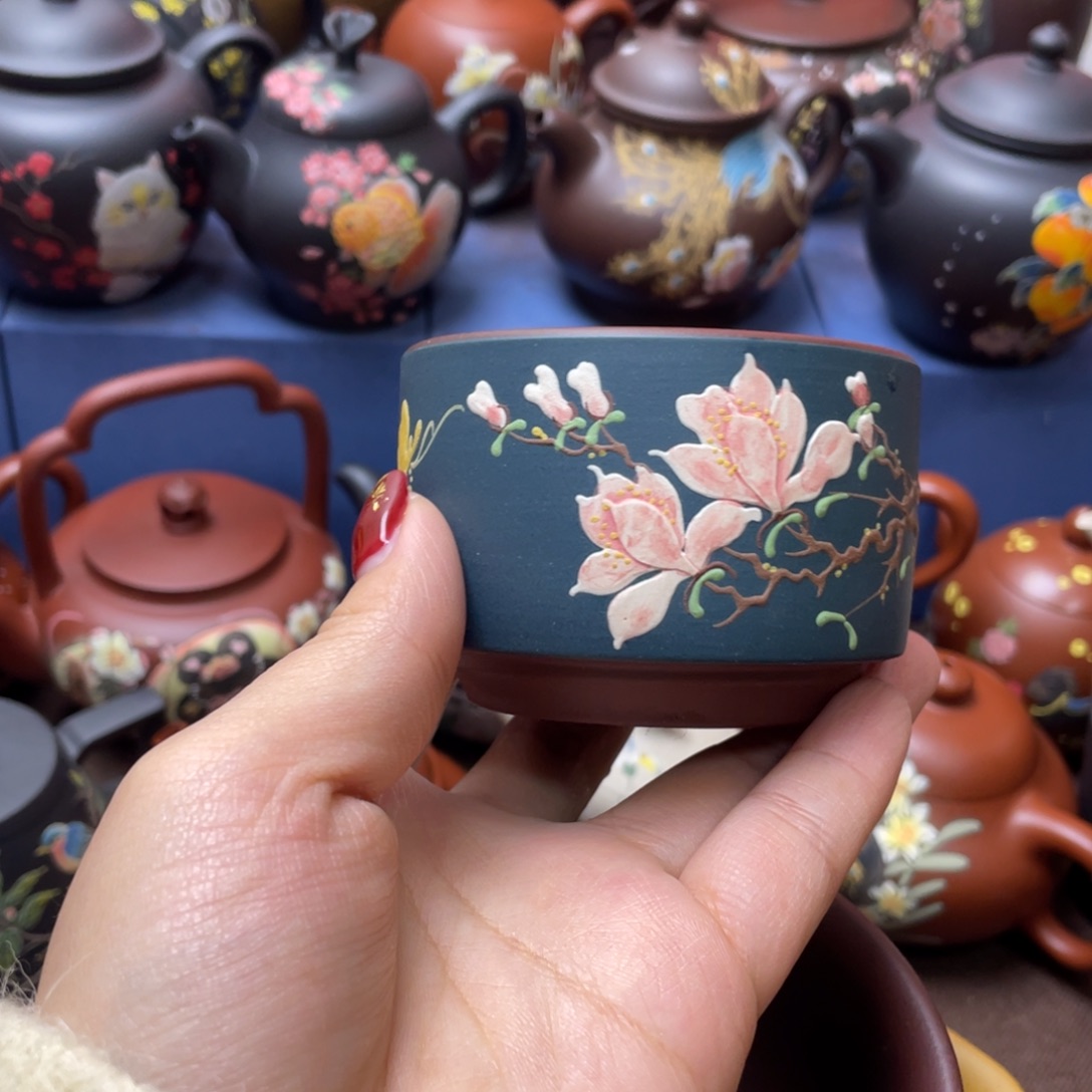 紫砂茶杯紫砂主人杯80cc