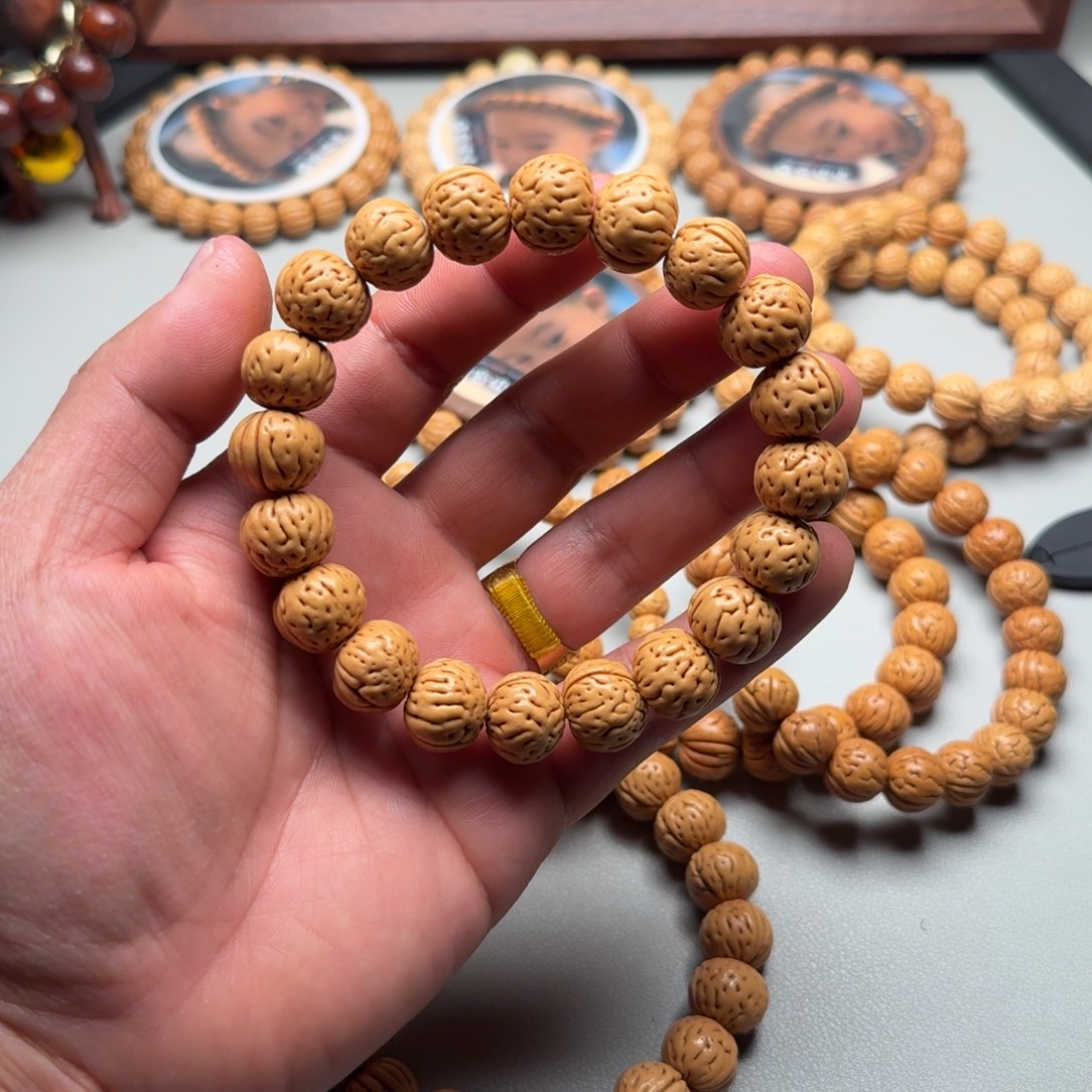 率***楚手串桃核花开富贵野核