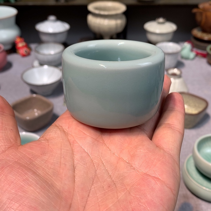 龙泉青瓷粉青扳指