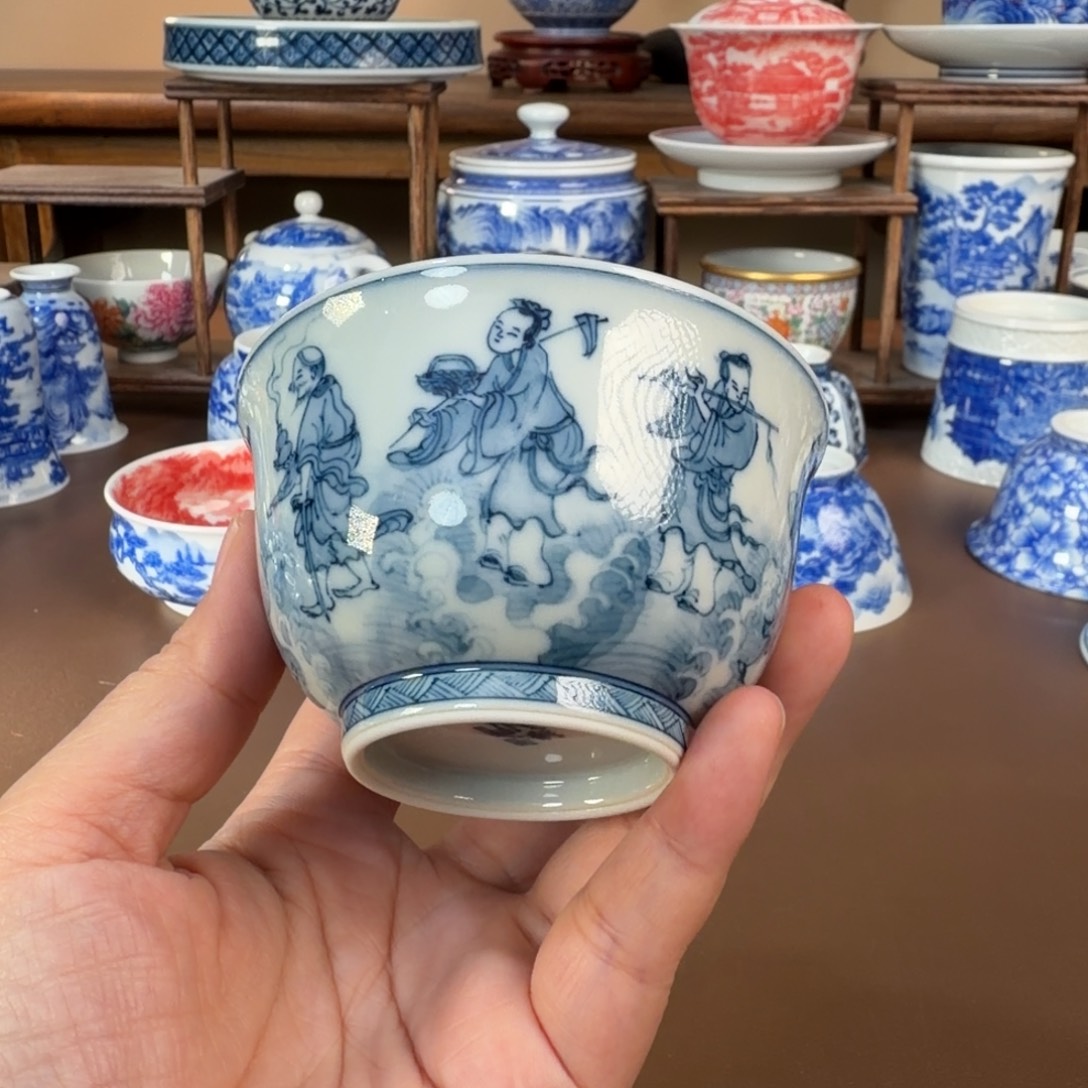 致***春景德镇陶瓷手工手绘