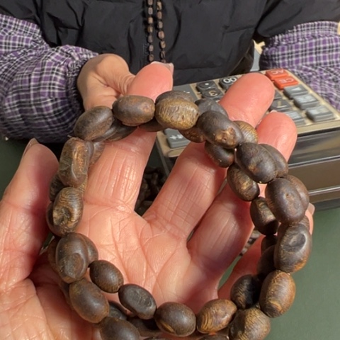 沉香手串乌身虫漏红土沉水7克卡0.7多样性发1条