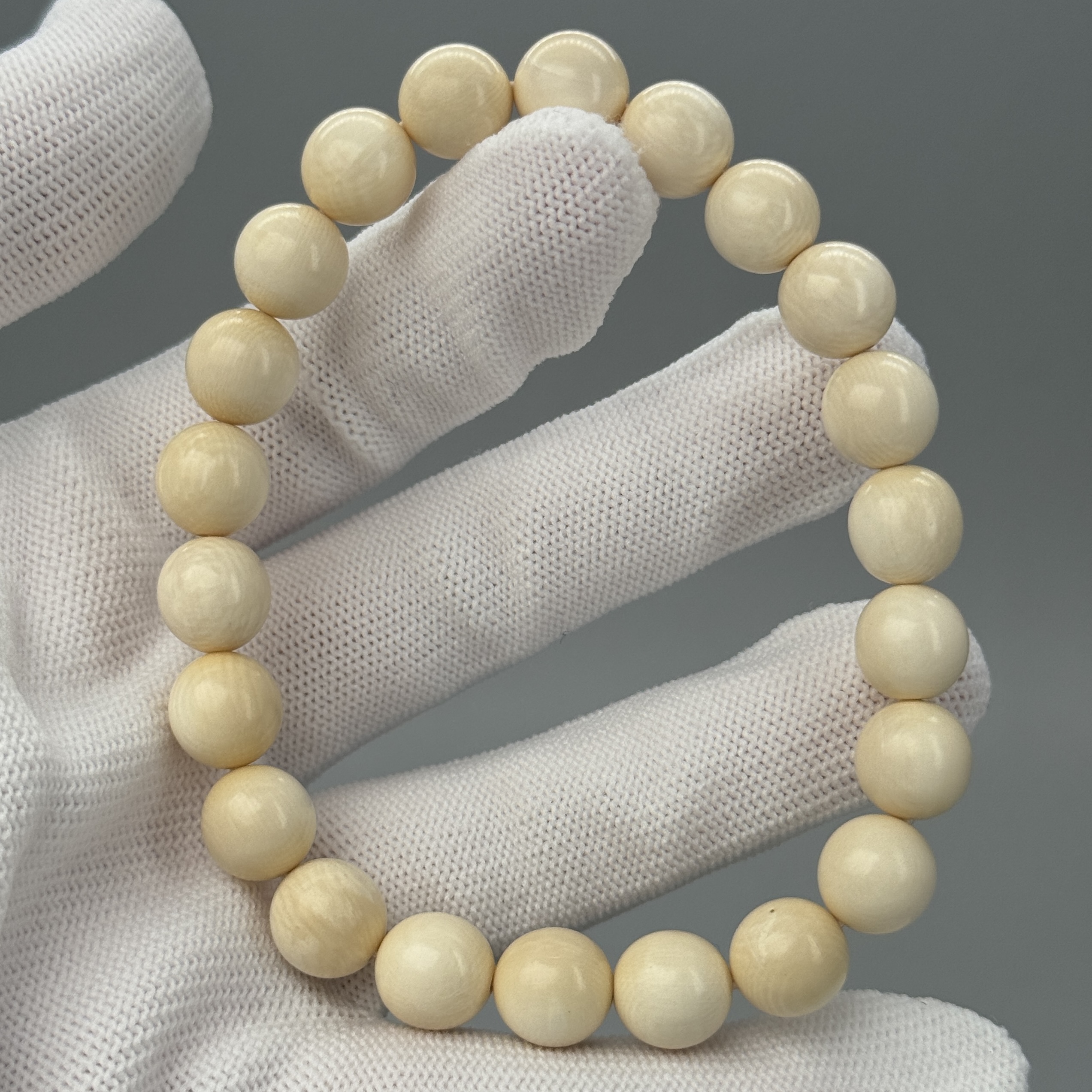 DEZHI/德志【9+】有坑瑕疵17.2g猛犸22颗手串K749