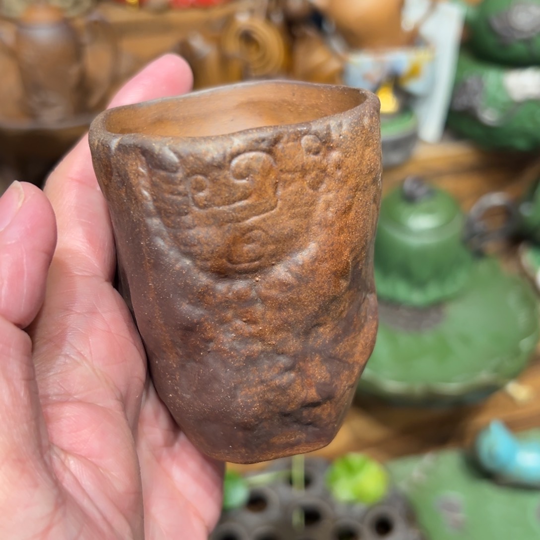 复古风格老陶泥系列茶盘茶具