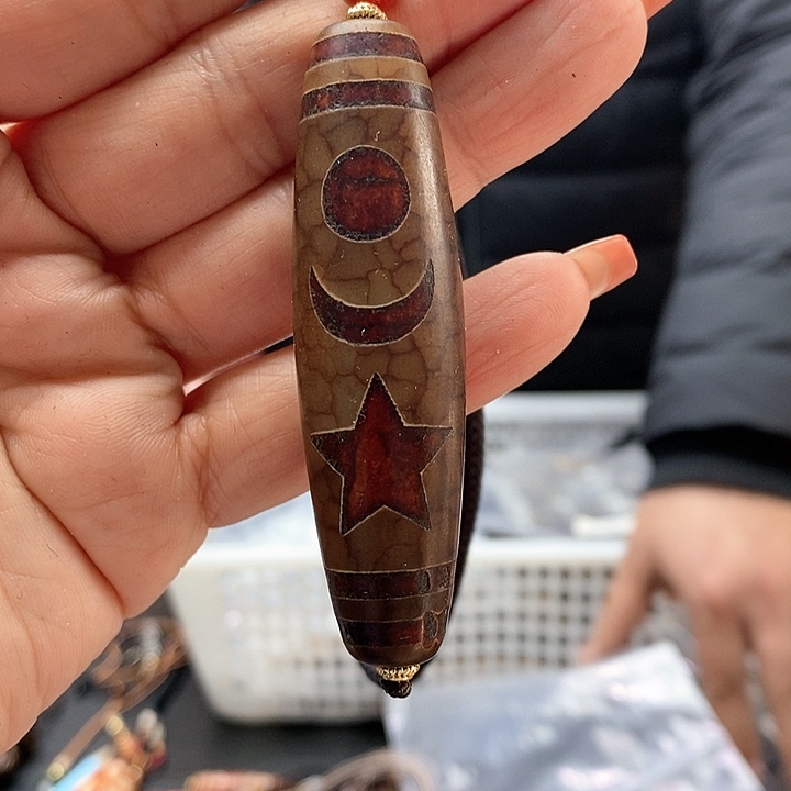 玛瑙/玉髓颈饰合金