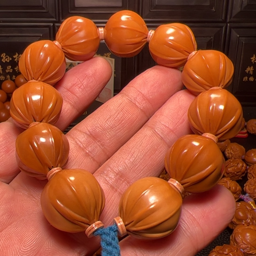 平***淡手串橄榄核素核手串