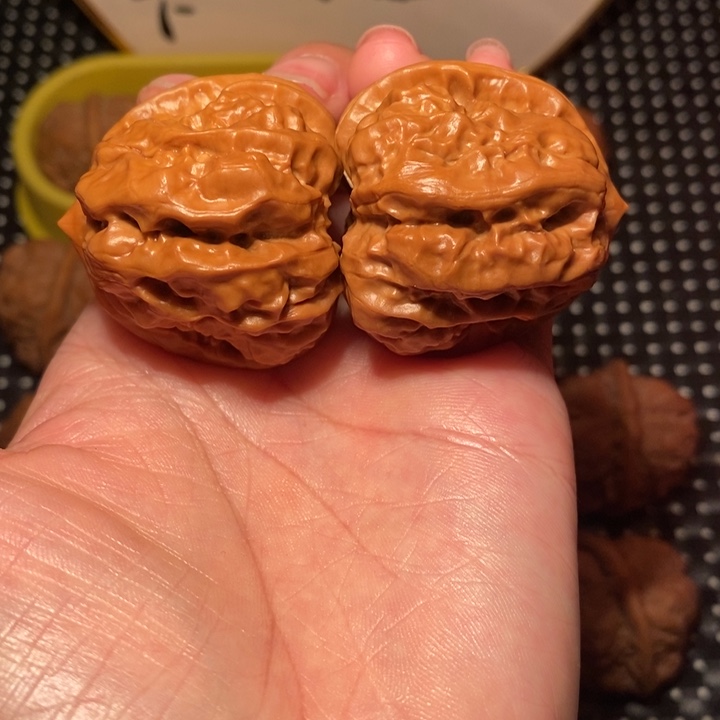 把件文玩核桃四深开八腿蛙王