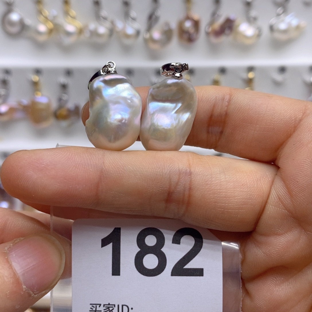 淡水珍珠颈饰银S925镶嵌182