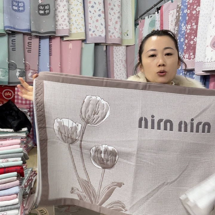 棉特价促销咖色郁金香