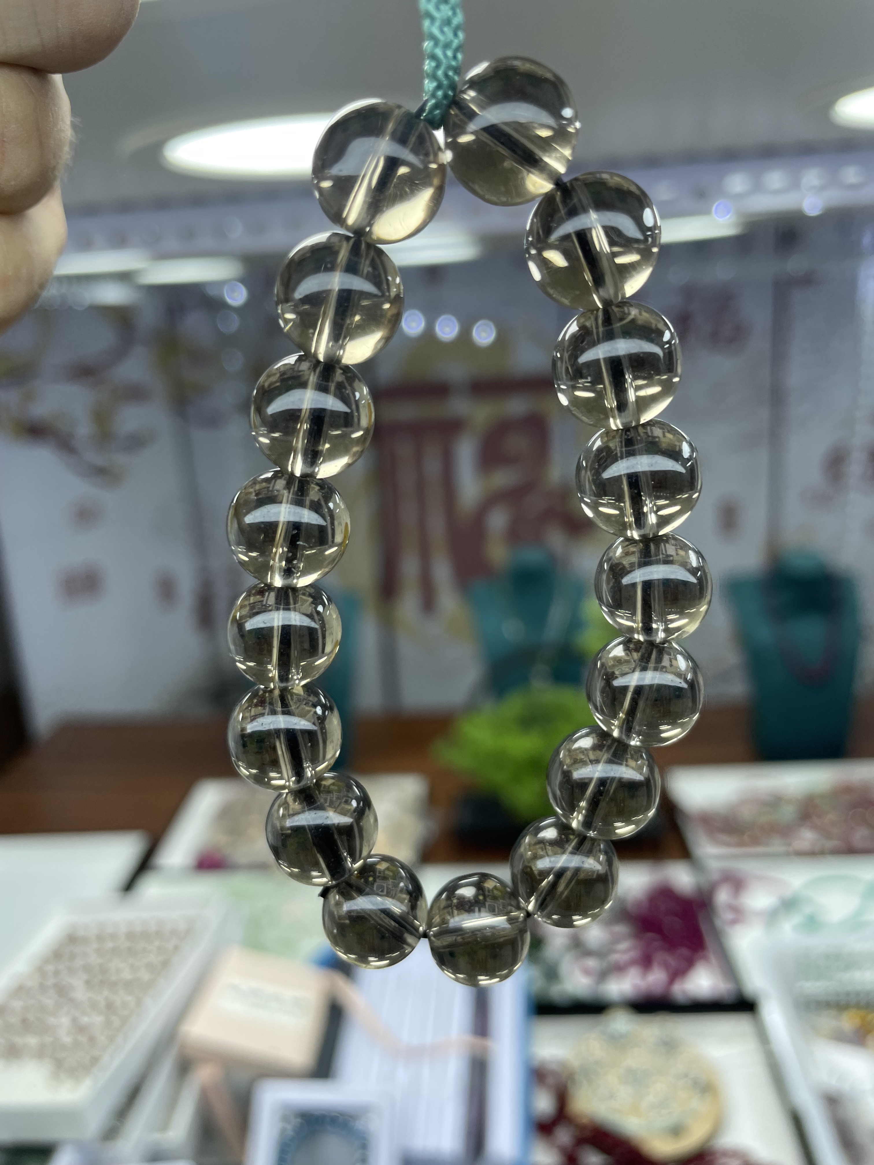  B054 12mm时尚百搭茶色单圈手链