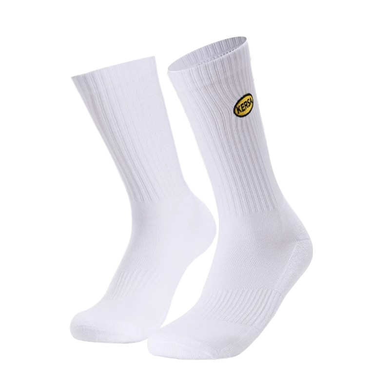 壳上 高筒毛巾底休闲运动袜潮袜