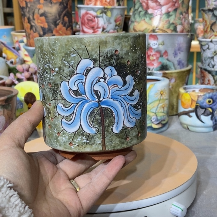 红陶景德镇艺术手绘作品