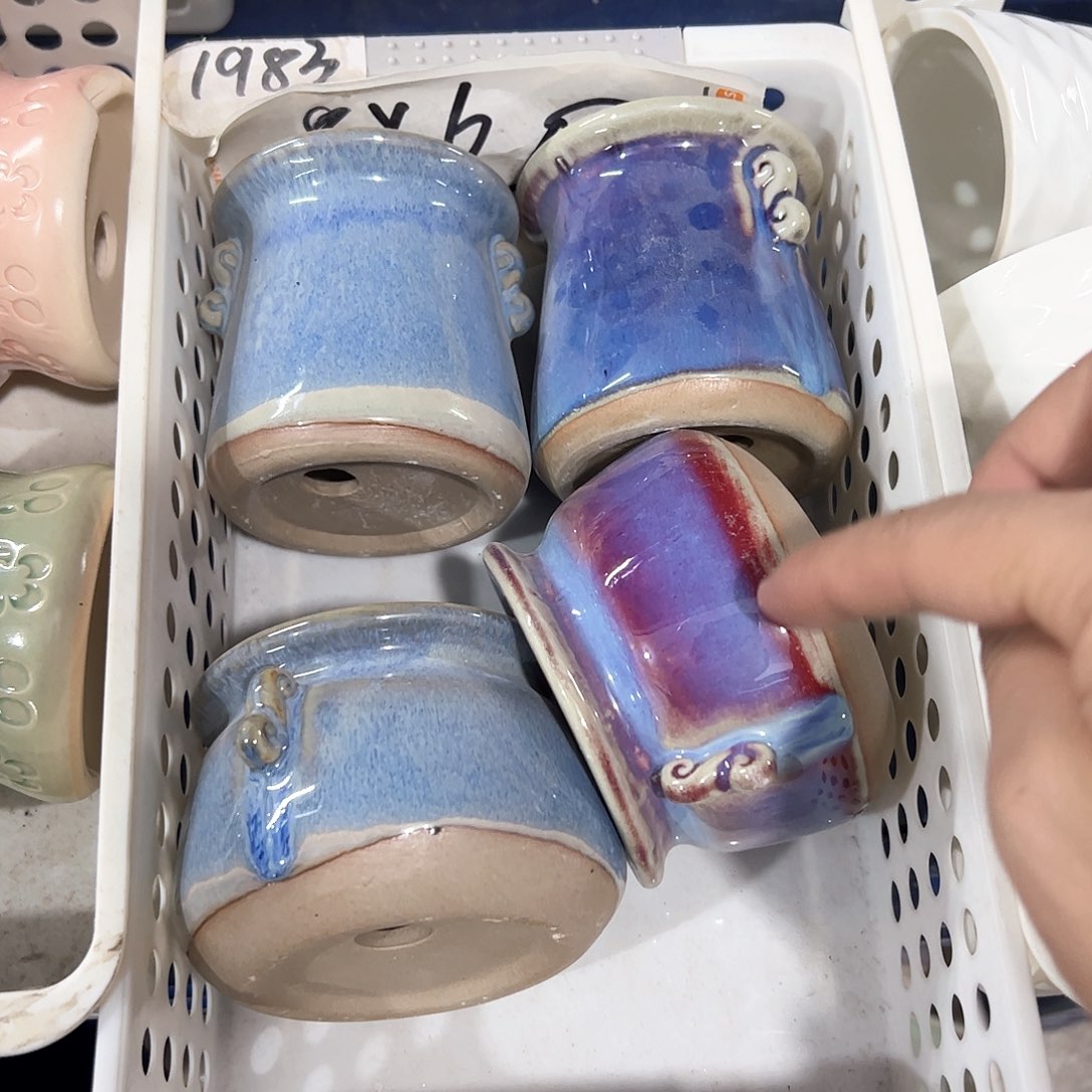 陶瓷多肉小花盆@@1983