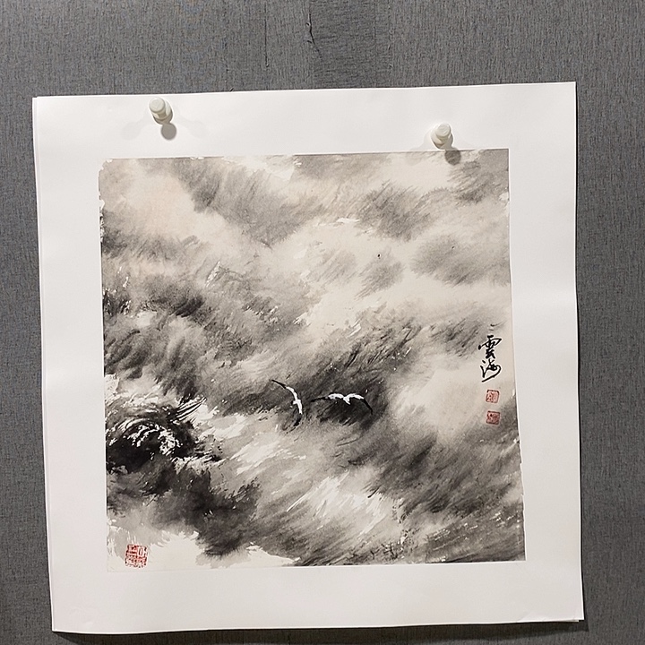国画手写手绘作品123