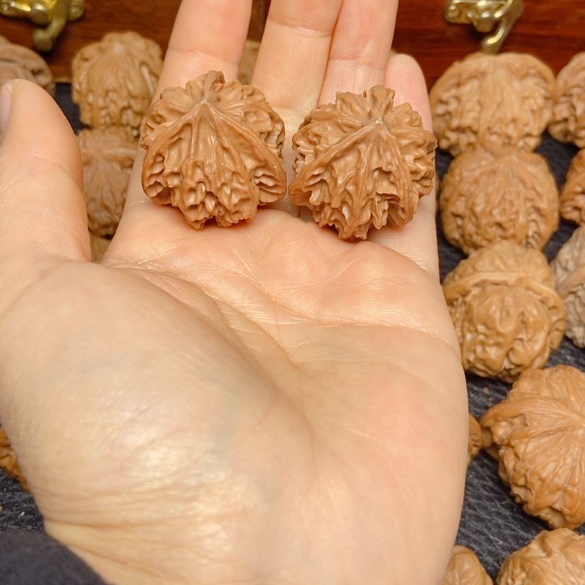 【闪购商品】吊坠文玩核桃嗣*三棱31野生苹果园