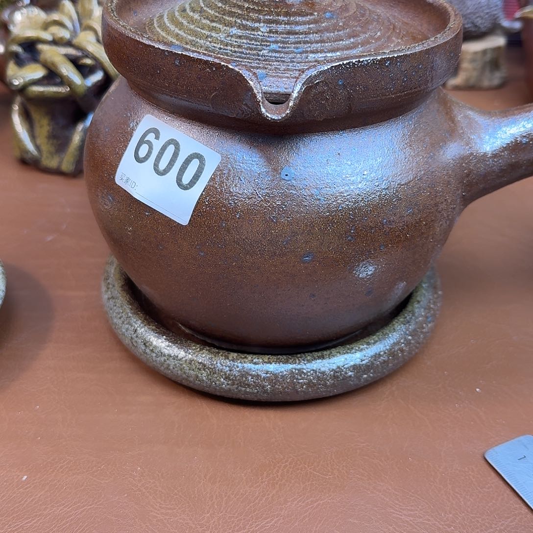 柴烧粗陶烤茶罐一物一拍118