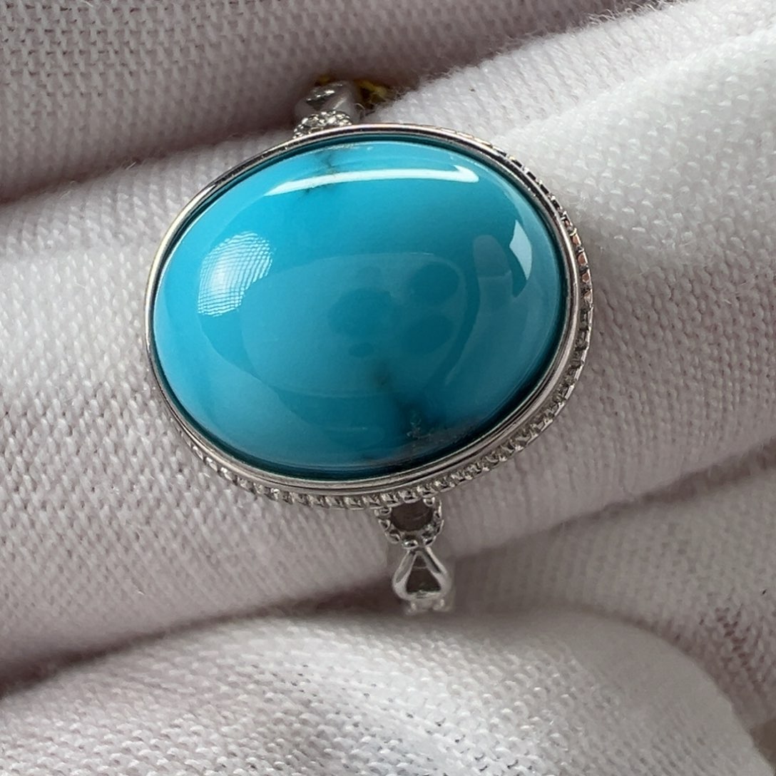 银S925镶嵌绿松石配饰