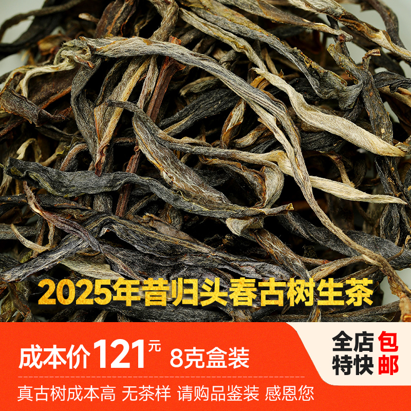 紫云祥2025年头春头采昔归古树普洱生茶