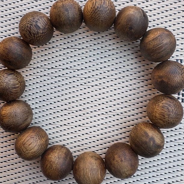 沉香18-西瓜叶1.5-17克九九沉圆珠单圈多样性发一条95h