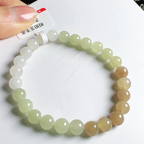 和田玉手串未镶嵌