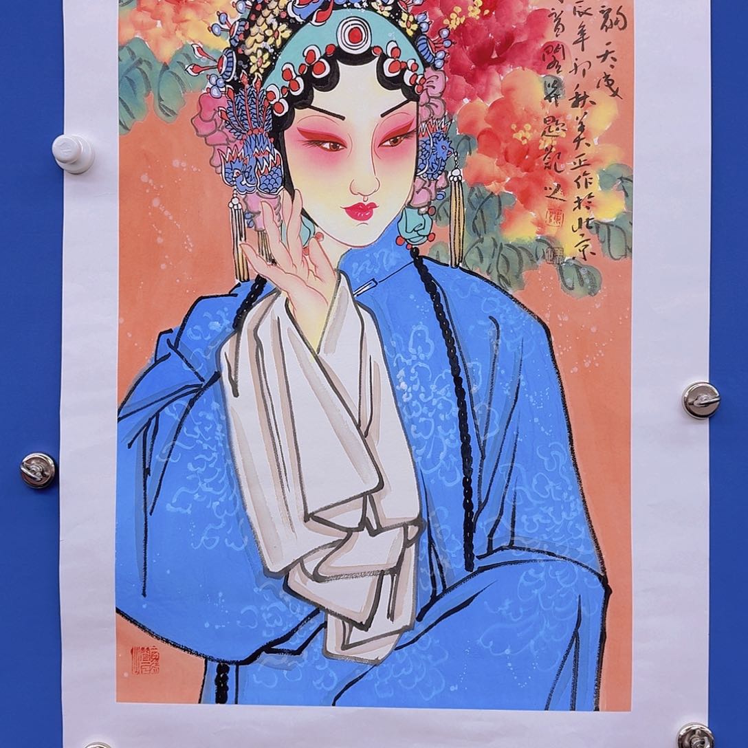 国画多次参加国内外书画