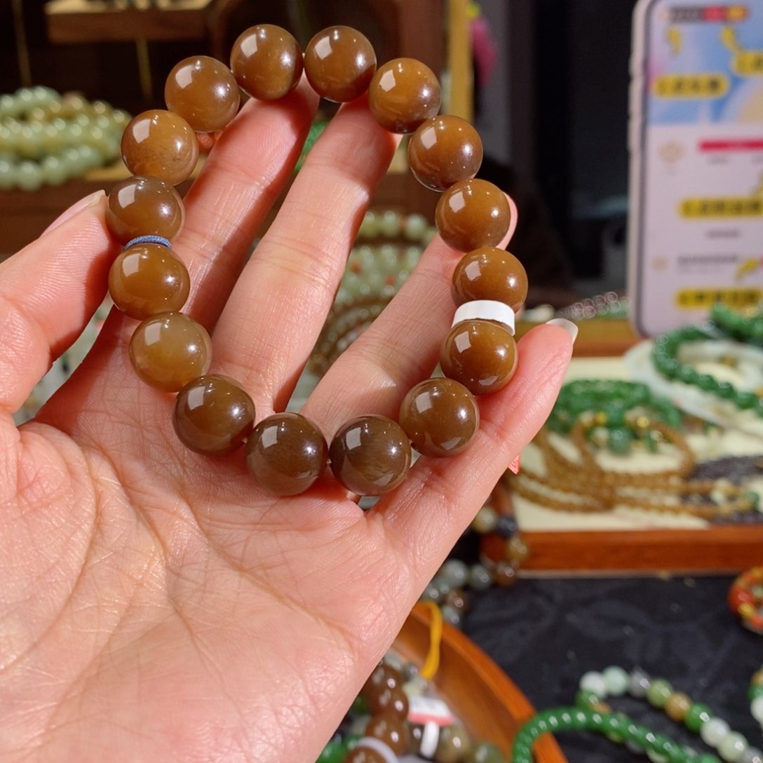 和田玉手串多样性拍一发一未镶嵌