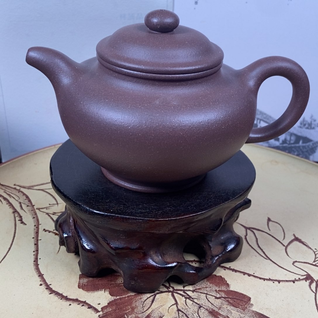 紫砂茶壶天青全手260