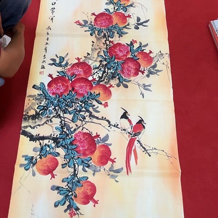 国画国画作品多次入