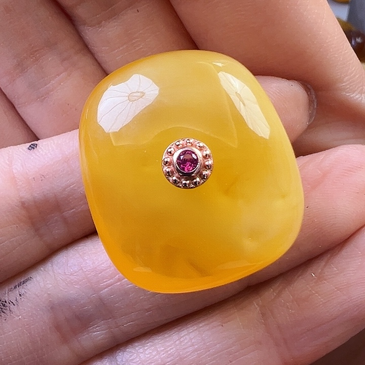 蜜蜡颈饰未镶嵌蜜蜡