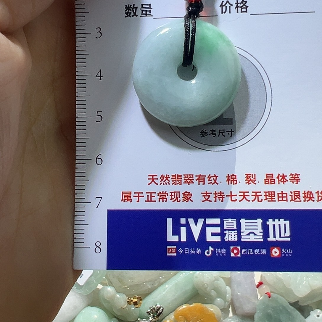 翡翠未镶嵌颈饰富贵