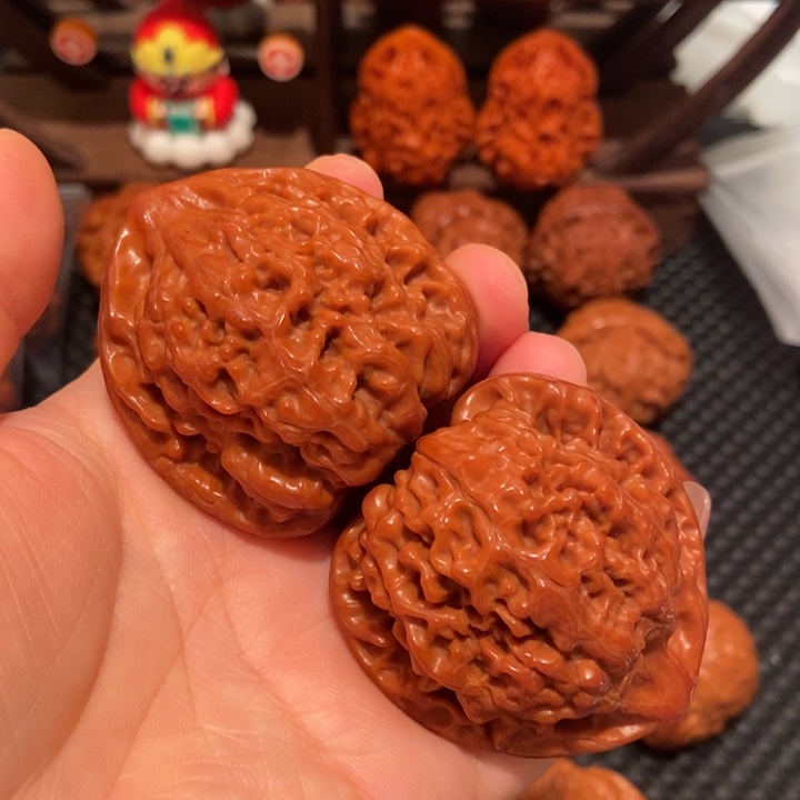 文玩核桃把件46.8尺寸官帽2397