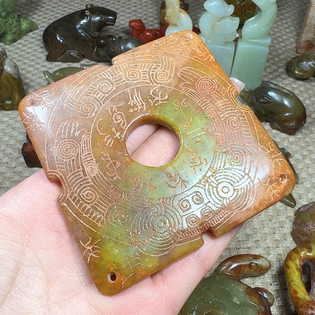 白玉菩提吊坠挂件