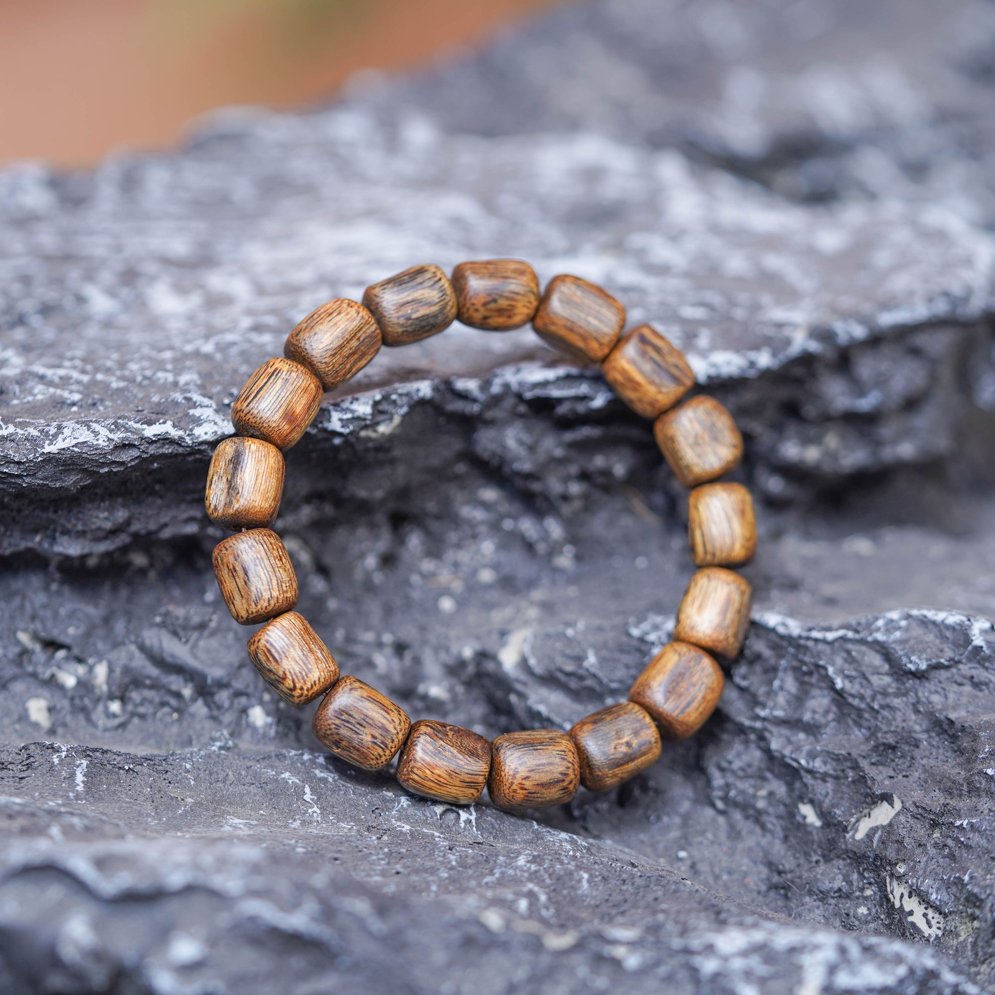 沉香490006白奇桶珠单圈手串（多样性发货）