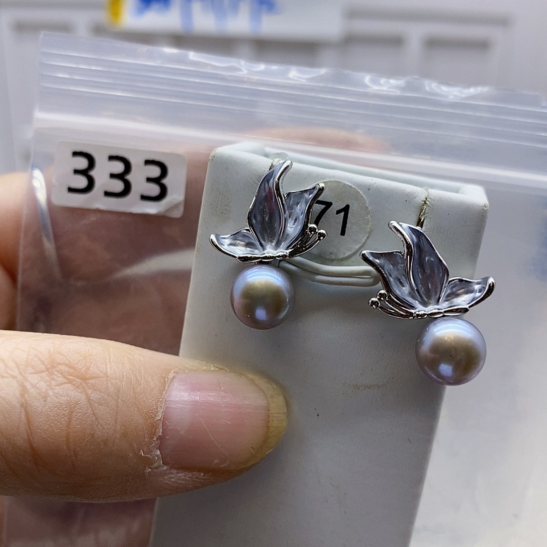 颈饰合金淡水珍珠