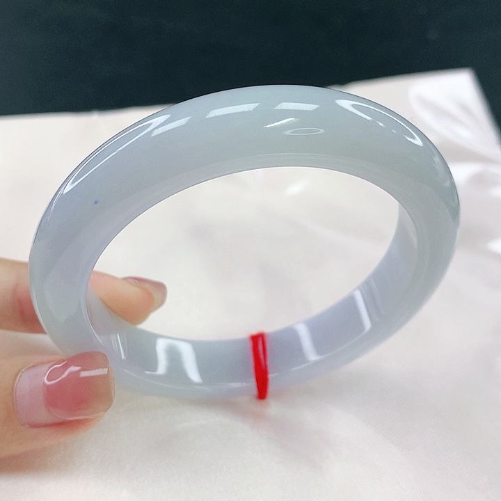 翡翠未镶嵌手镯圈57.7，79024