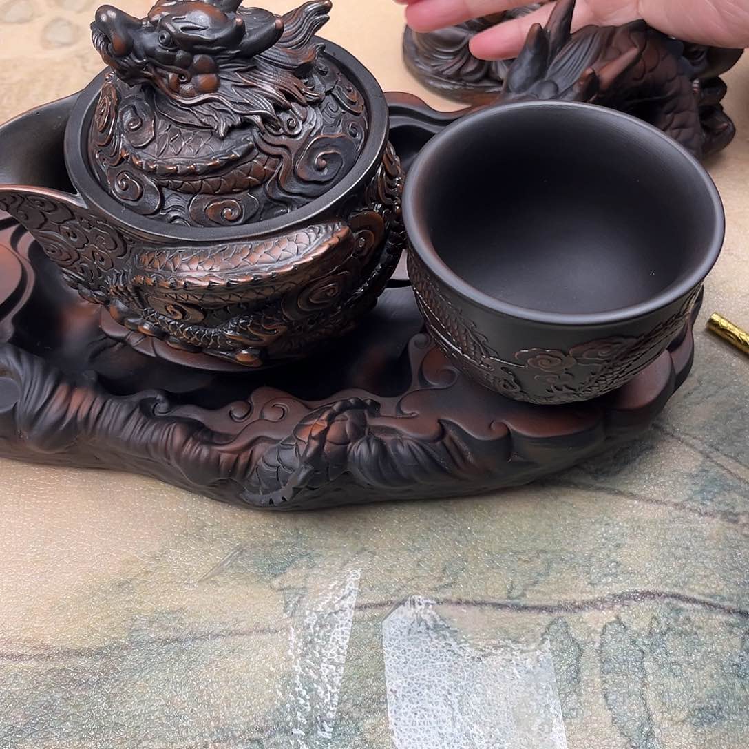 壶沉**狼云南紫陶茶壶茶壶