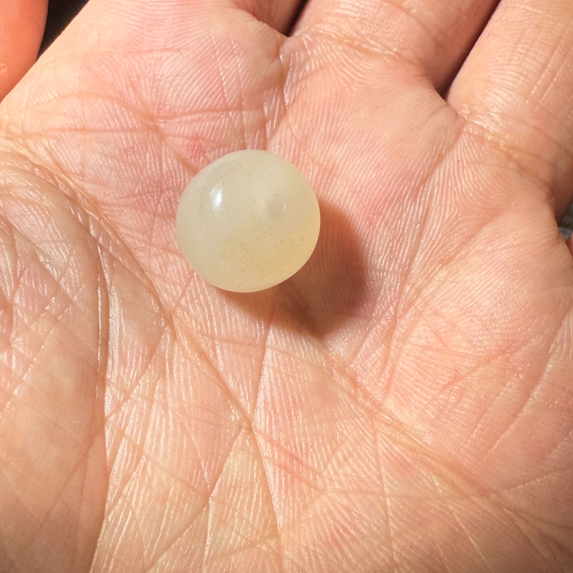 清风格  和田白玉珠