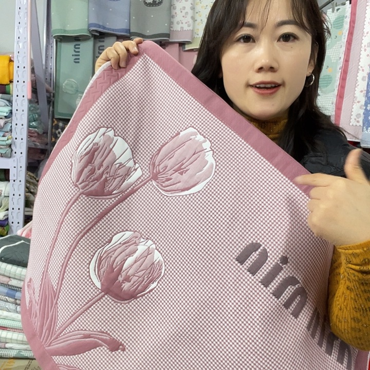 棉特价促销酒红色郁金香