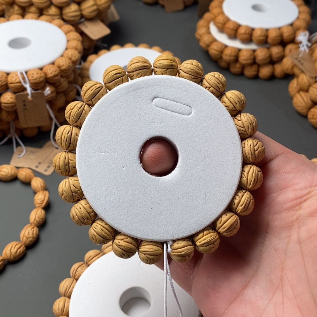 桃核手串曲*霄12盘锦小刀脐