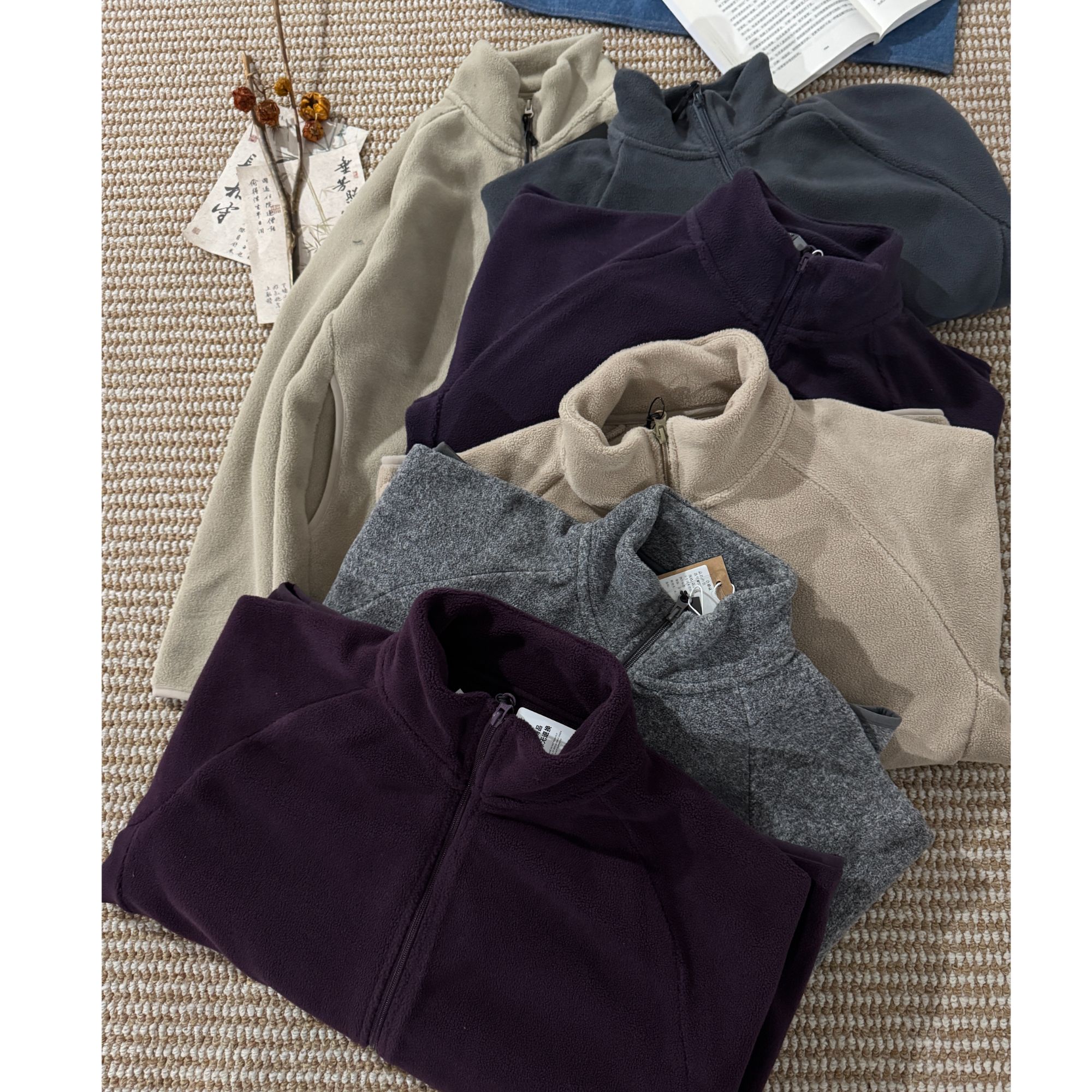 WT203秋冬新款休闲保暖开衫外套