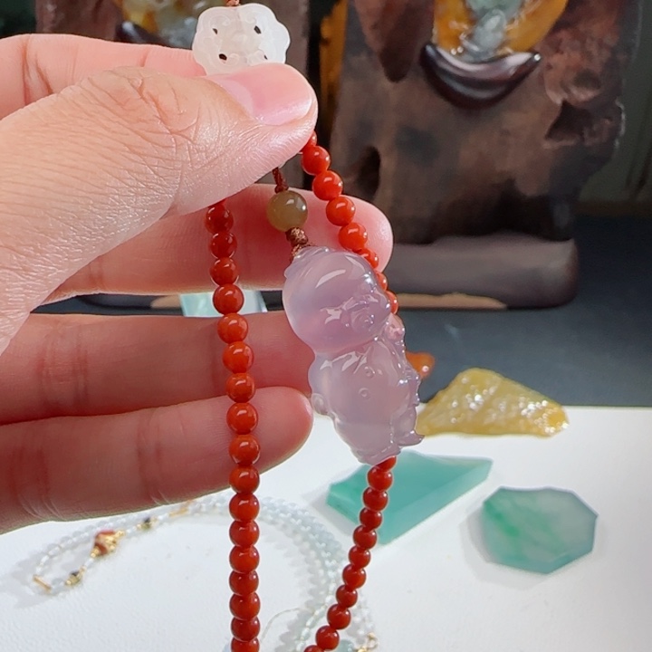 【闪购商品】玛瑙/玉髓颈饰未镶嵌堯