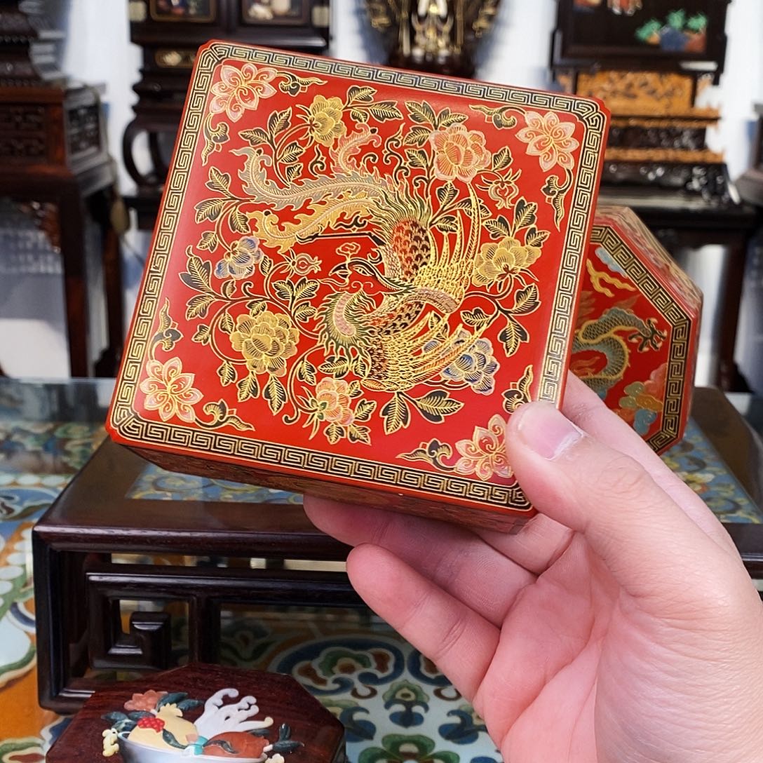 茉***茉紫檀木类成套家具小叶紫檀盒子