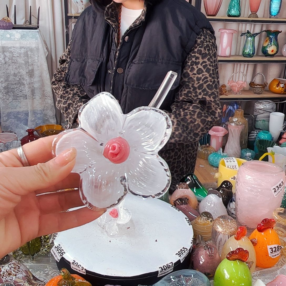 摆台花 家悦琉璃工艺品