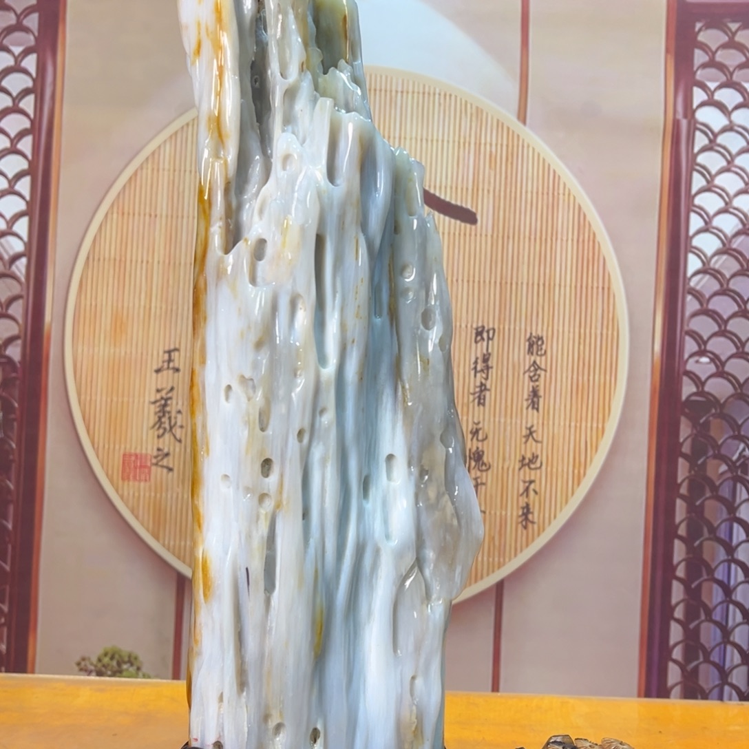 硅化玉（树化玉）未镶嵌摆件