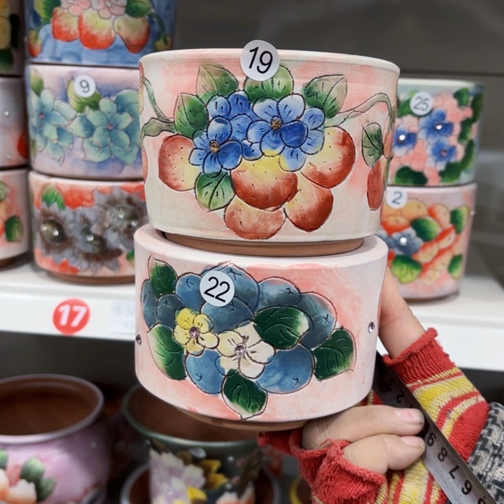 红陶内口9.5高8.5左右