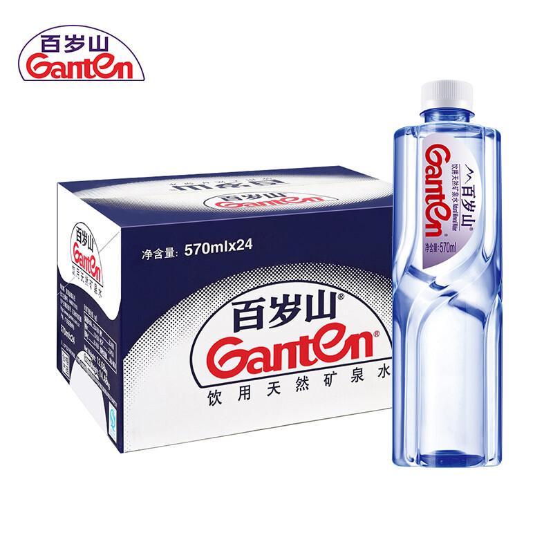 百岁山 矿泉水 570ml*24瓶/箱