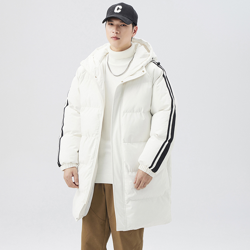 2025中长款棉衣外套青少年高中学生防寒宽松棉服男士冬装加厚棉袄