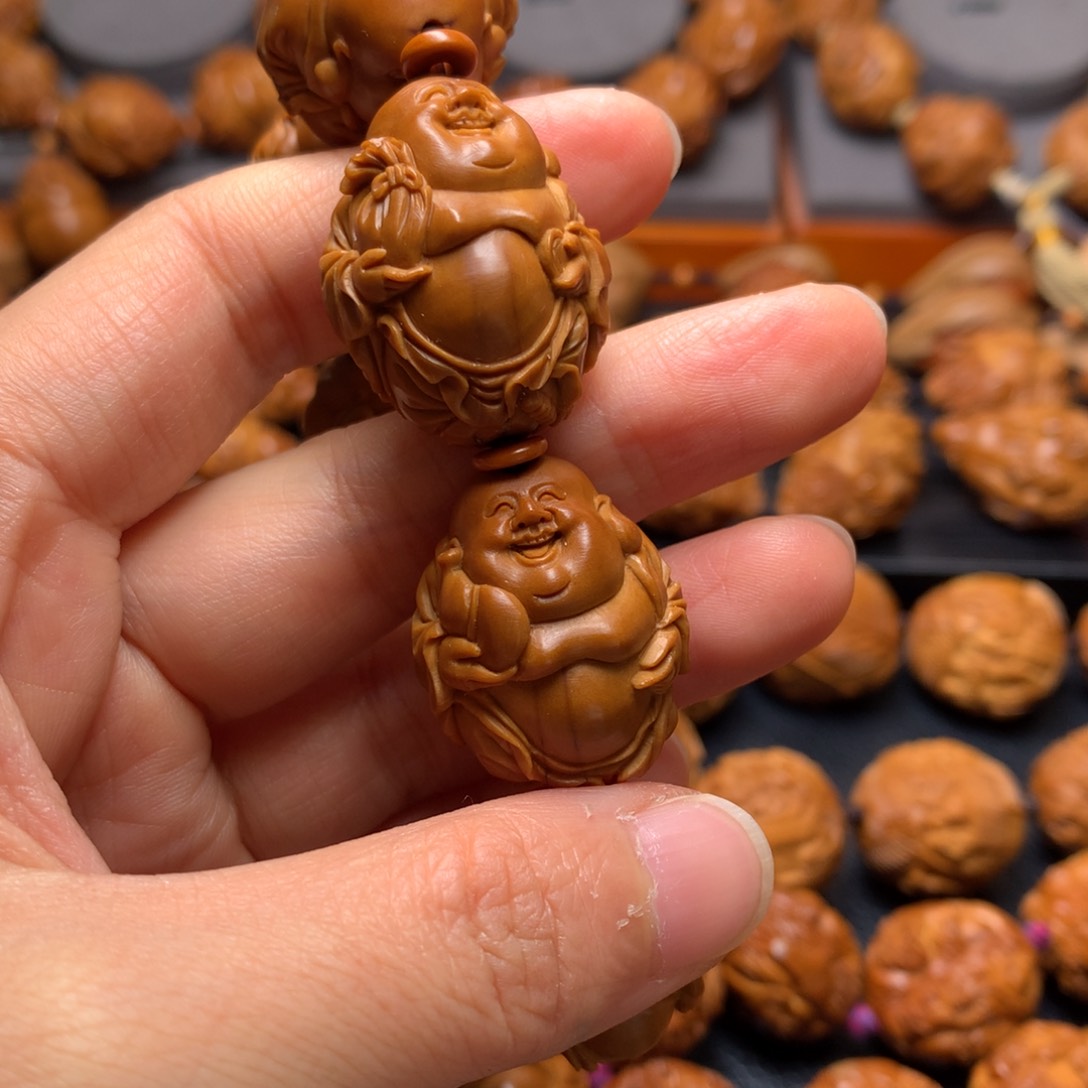 橄榄核手串/手链回**难八宝弥勒