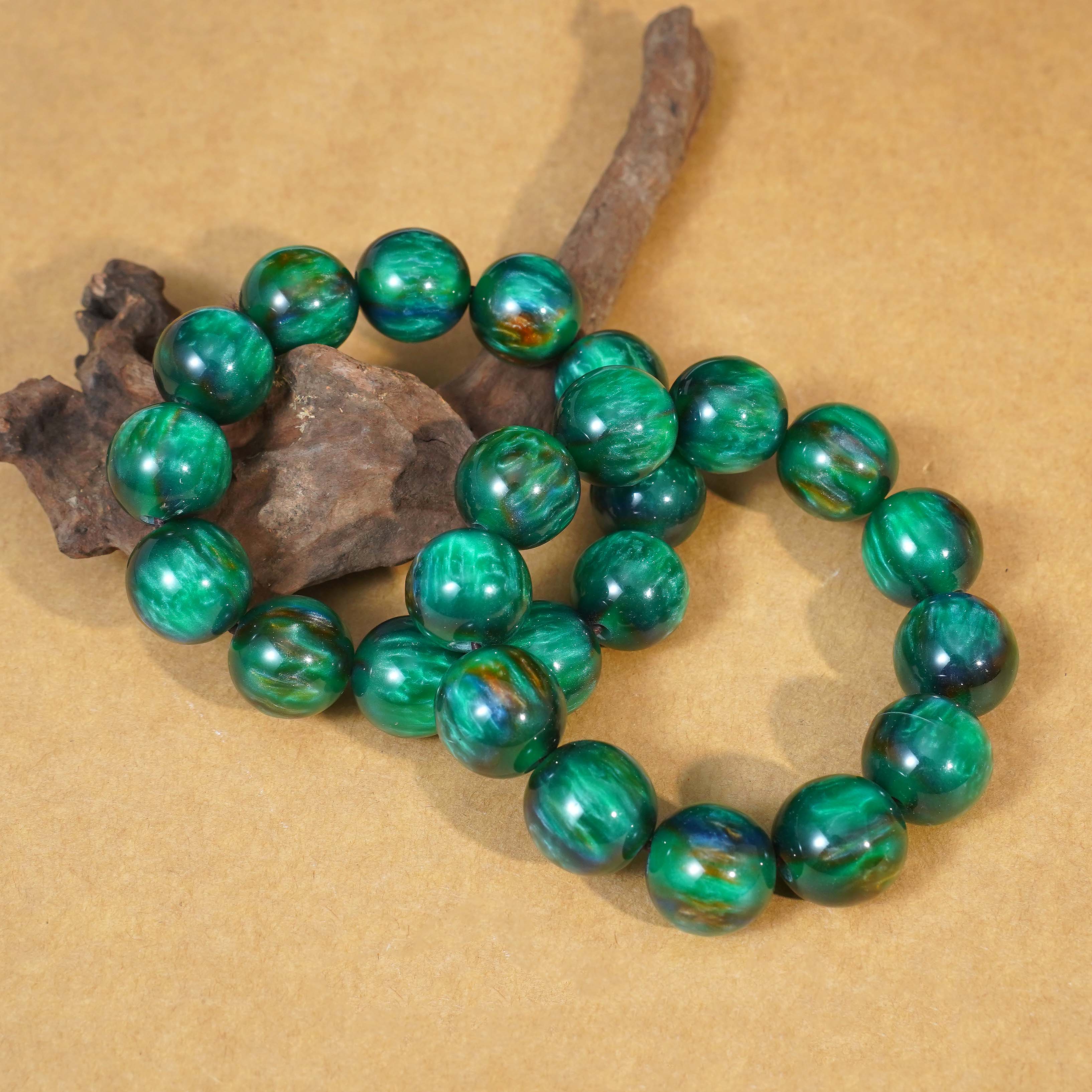 鹏氏珠宝甄选万物百草聚原重楼（原籽手串）多样性拍一发一