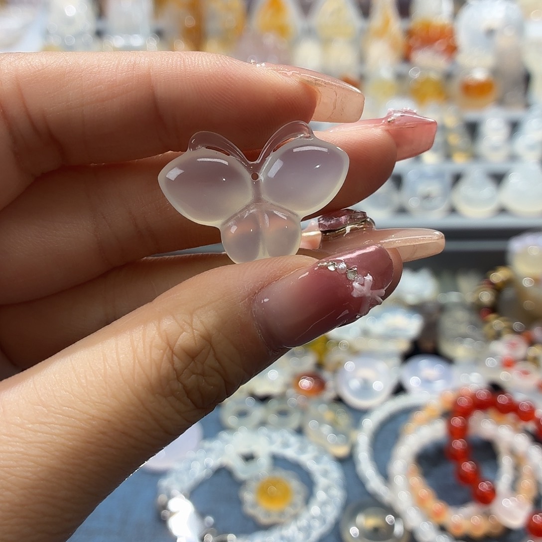 玛瑙/玉髓未镶嵌吊坠(不含链)